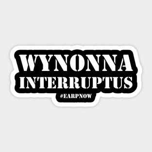 Wynonna Interruptus Sticker